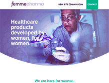 Tablet Screenshot of femmepharma.com